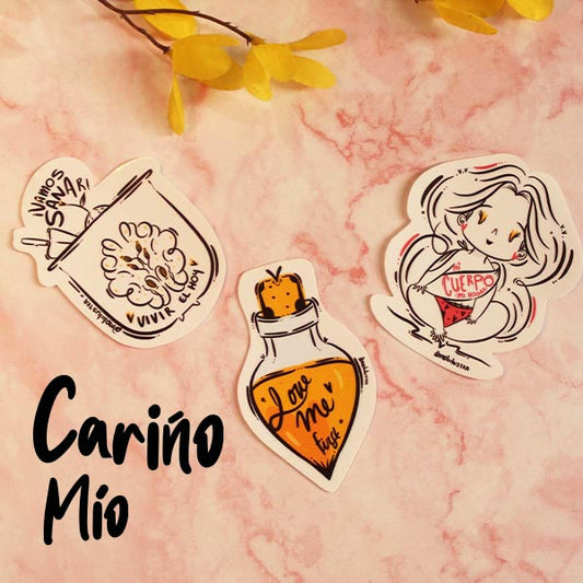 Pack de Stickers- Cariño Mio